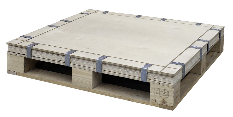 Caja de madera estandar autoflejable - Clippingcrate